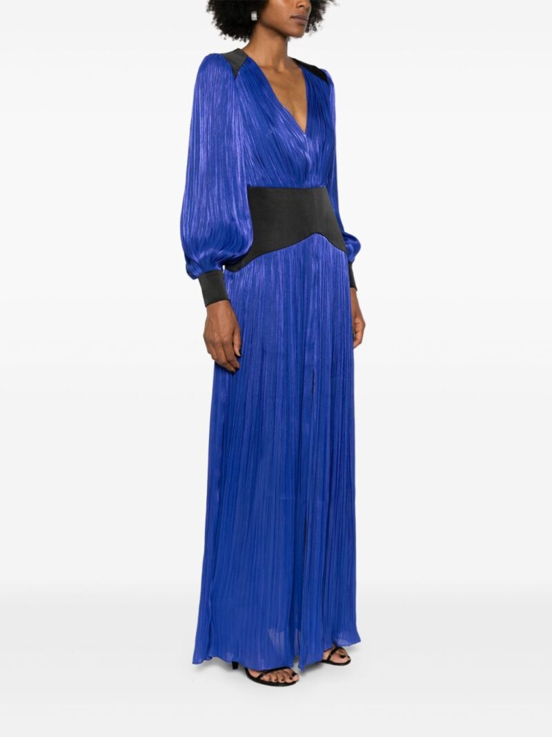 V:PM ATELIER Delilah plissé gown