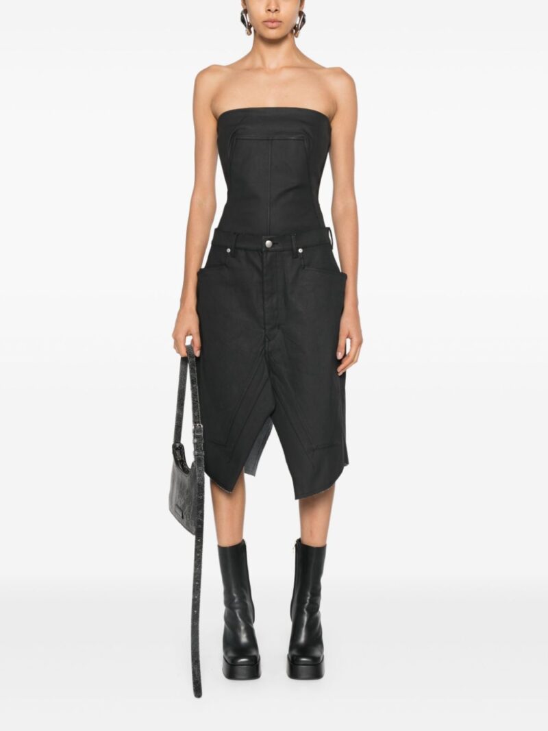Rick Owens  slivered midi skirt