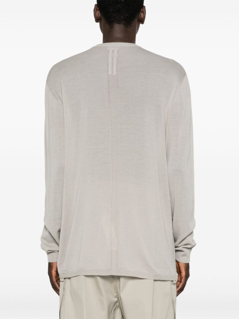 Rick Owens  crew neck wool jumper