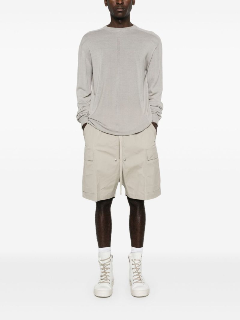 Rick Owens  crew neck wool jumper