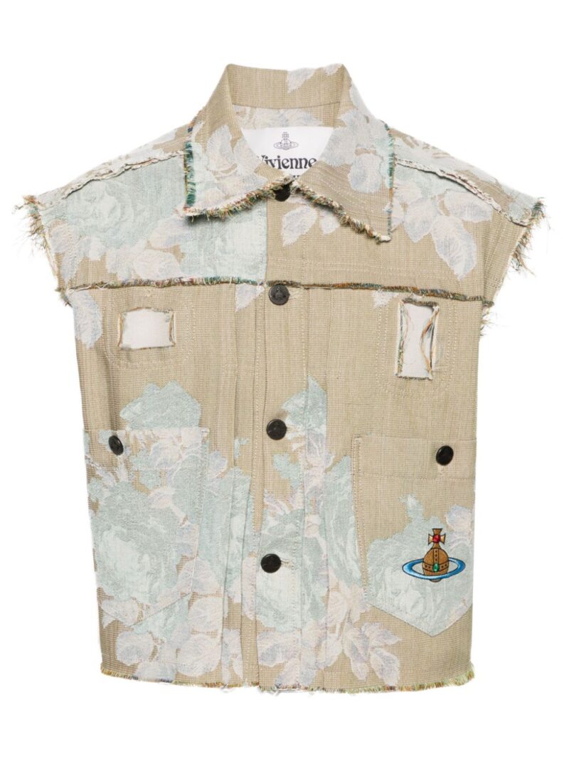 Vivienne Westwood  Marlene unfinished-effect vest