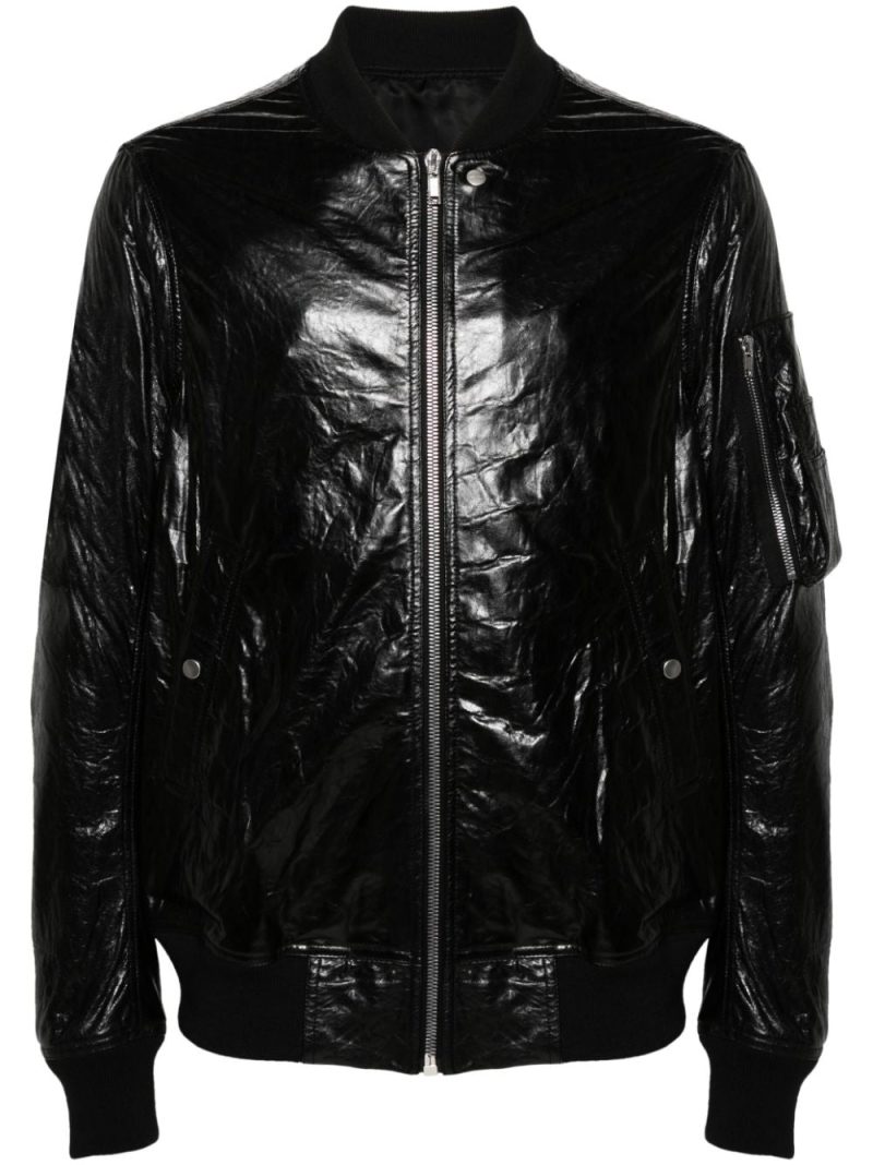 Rick Owens  Classic Flight leather bomber jacket