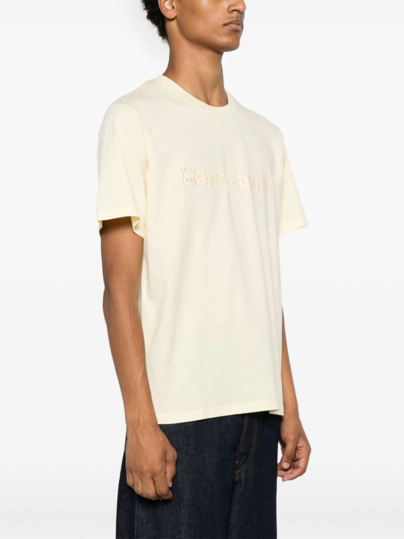 Wales Bonner  logo-patch cotton T-shirt