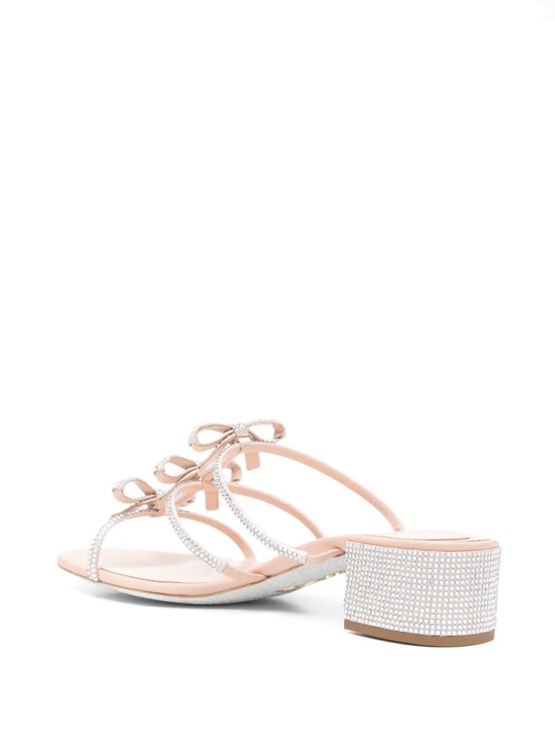 René Caovilla  40mm crystal-embellished sandals