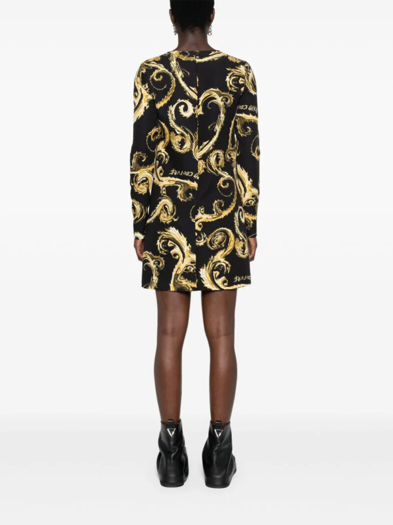 Versace Jeans Couture Watercolor Couture-print midi dress