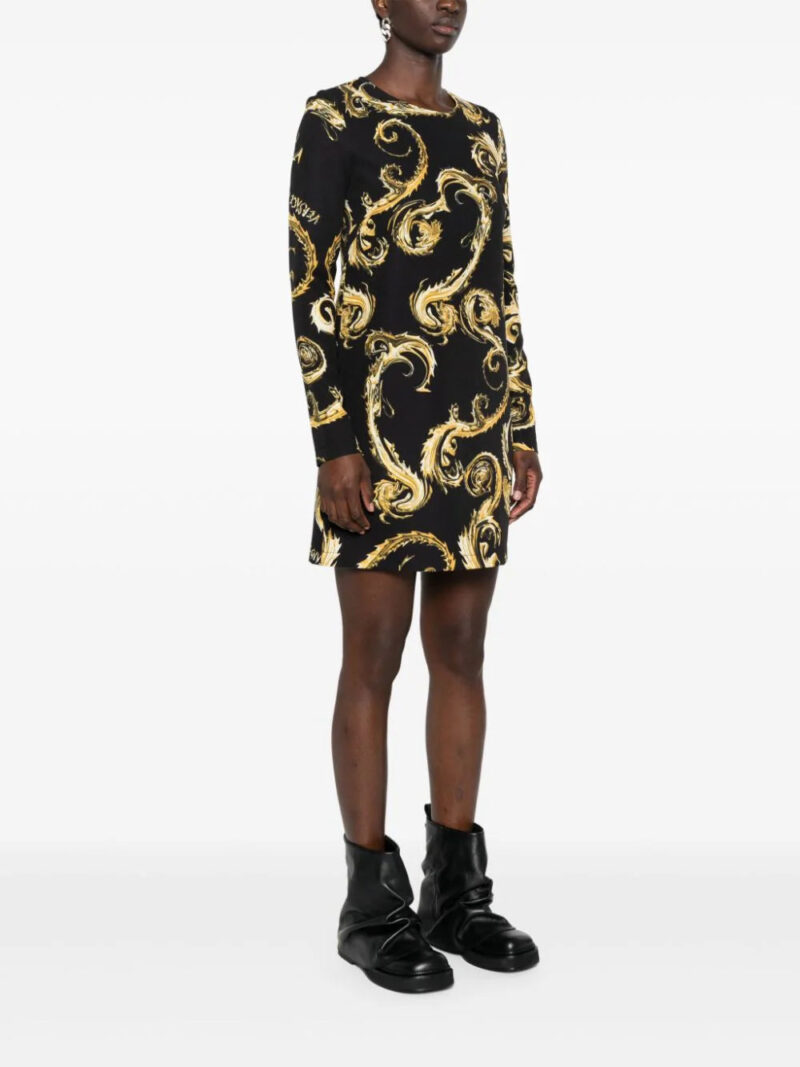 Versace Jeans Couture Watercolor Couture-print midi dress