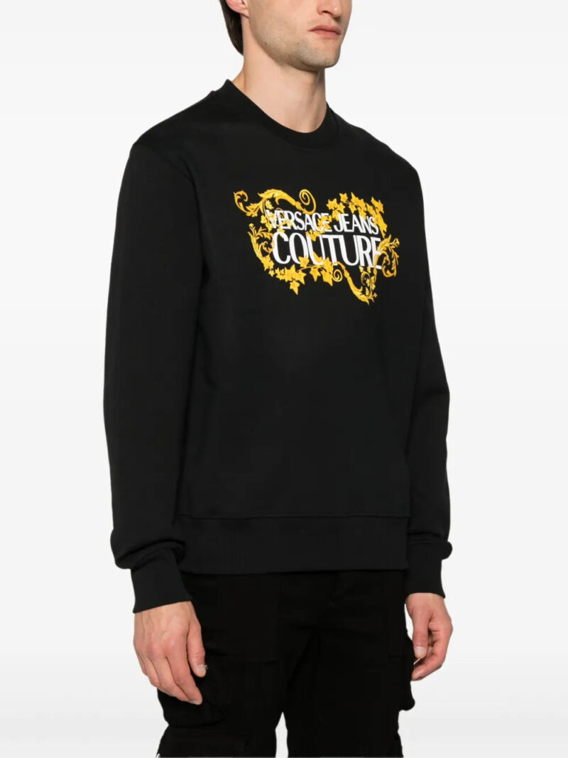Versace Jeans Couture  logo-print cotton sweatshirt