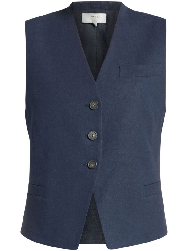 Vince  V-neck waistcoat