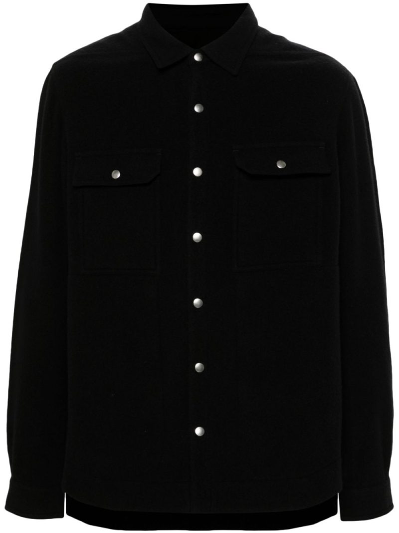 Rick Owens  felted shirt jacket