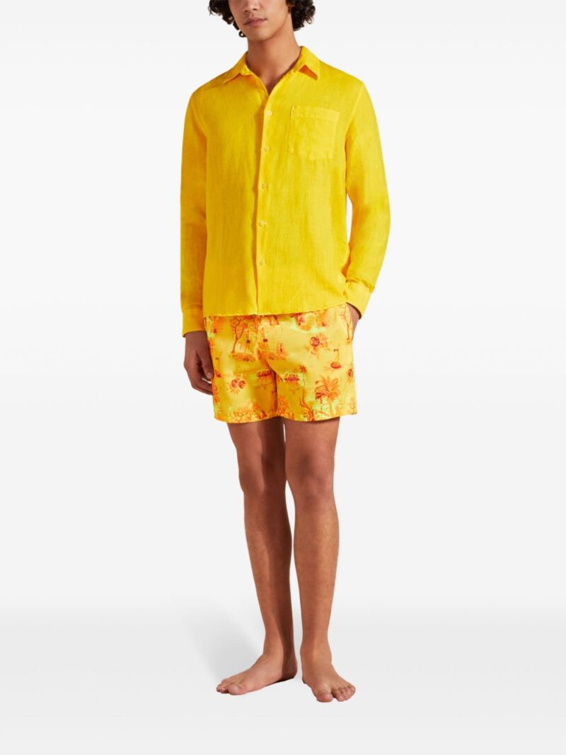 Vilebrequin long-sleeve linen shirt