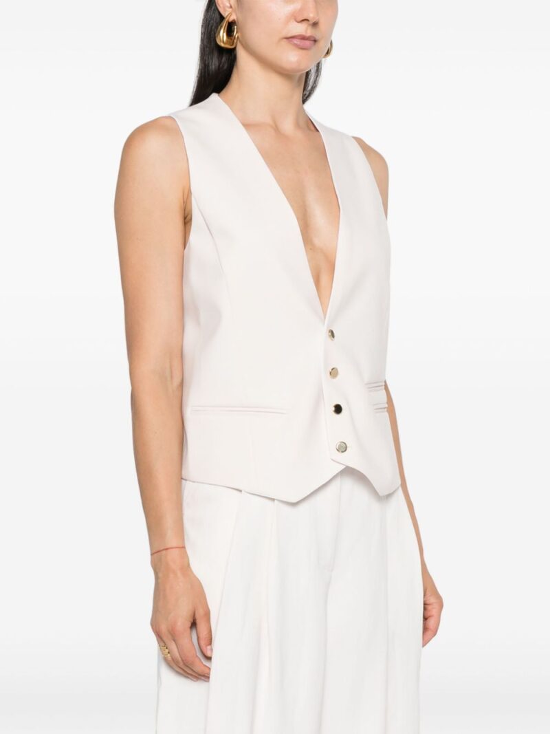 Victoria Beckham  V-neck buttoned waistcoat