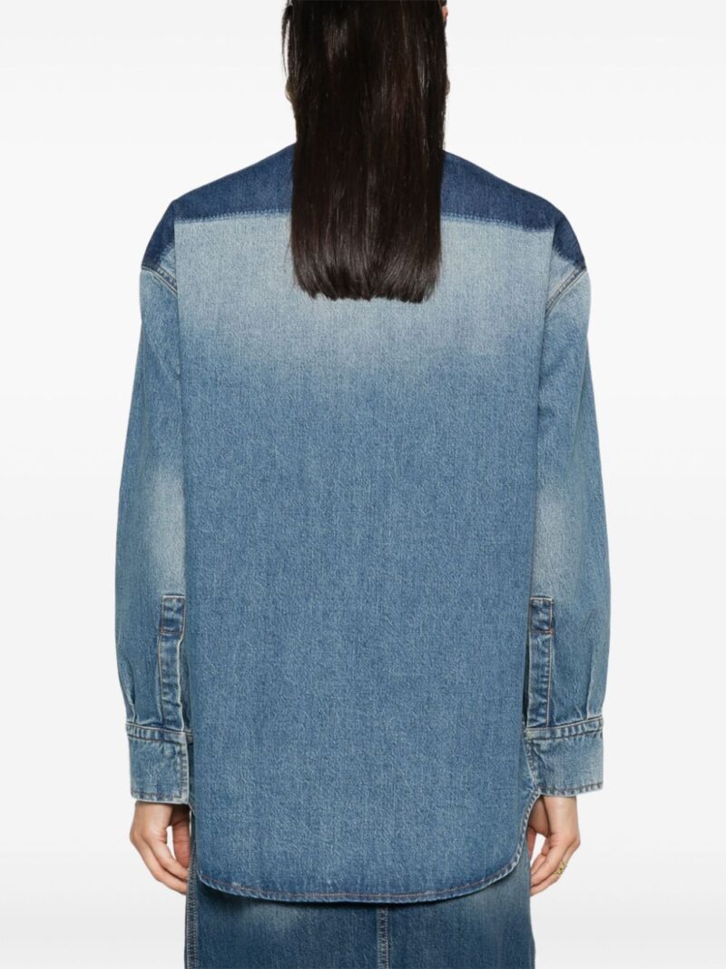 Victoria Beckham  classic-collar denim shirt