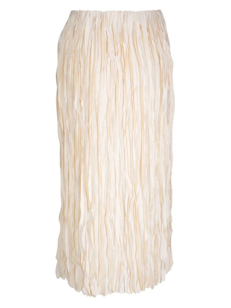 Vince  satin midi skirt