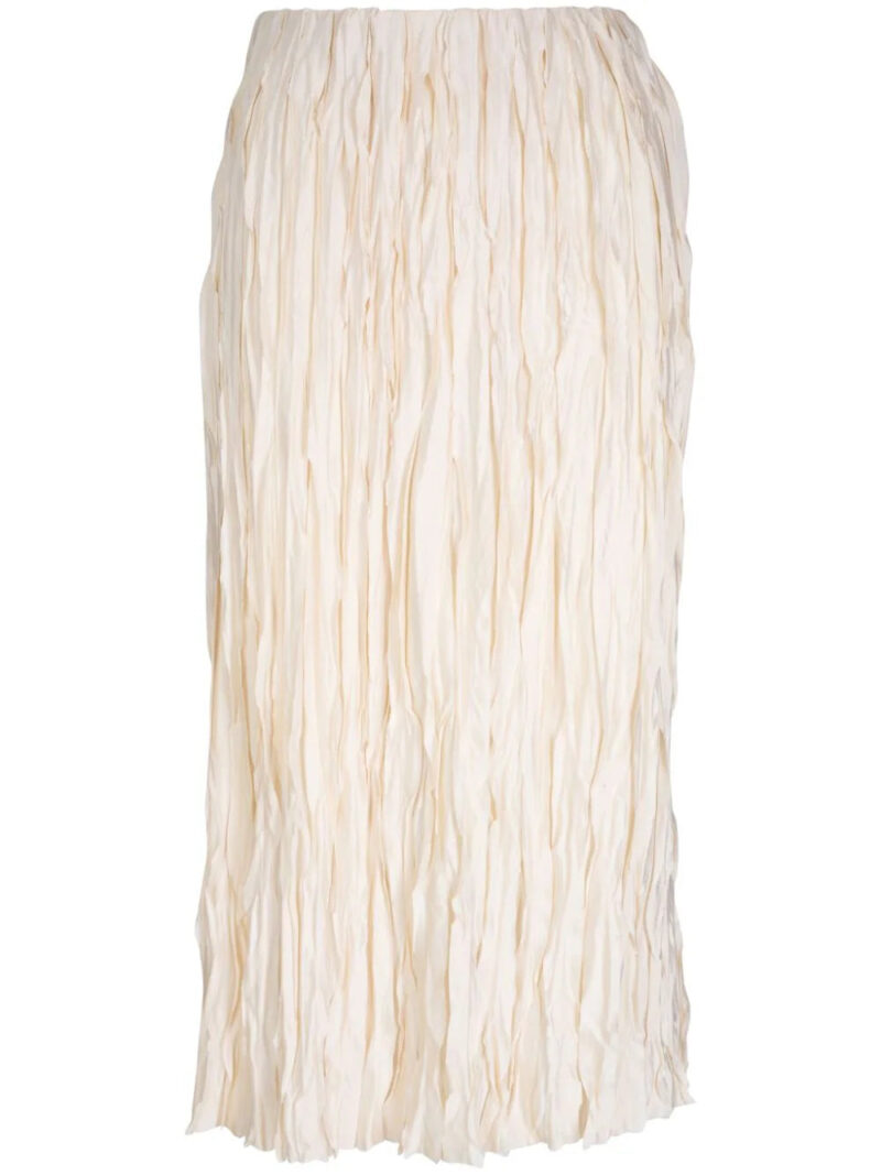 Vince  satin midi skirt