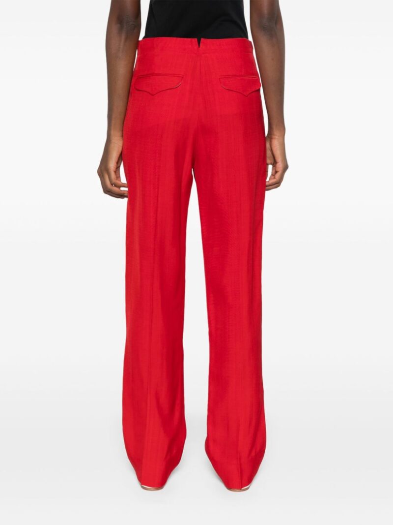 Victoria Beckham textured tapered trousers