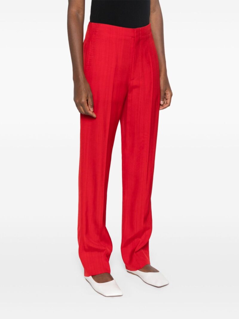 Victoria Beckham textured tapered trousers