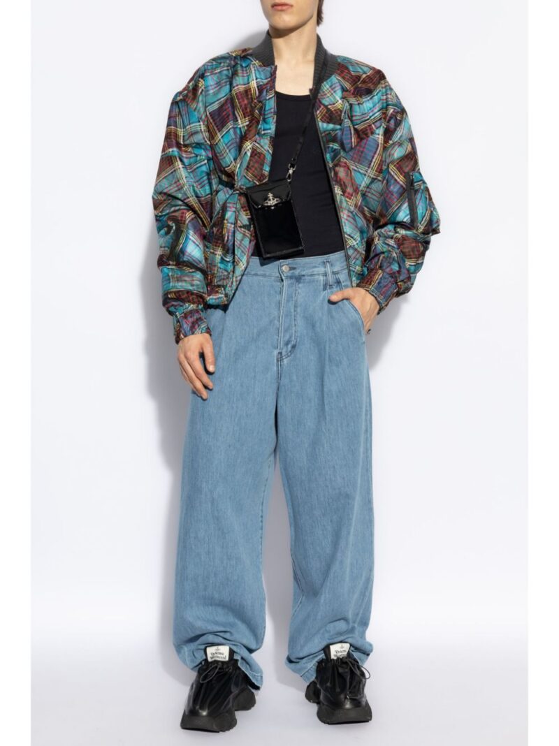 Vivienne Westwood checked bomber jacket