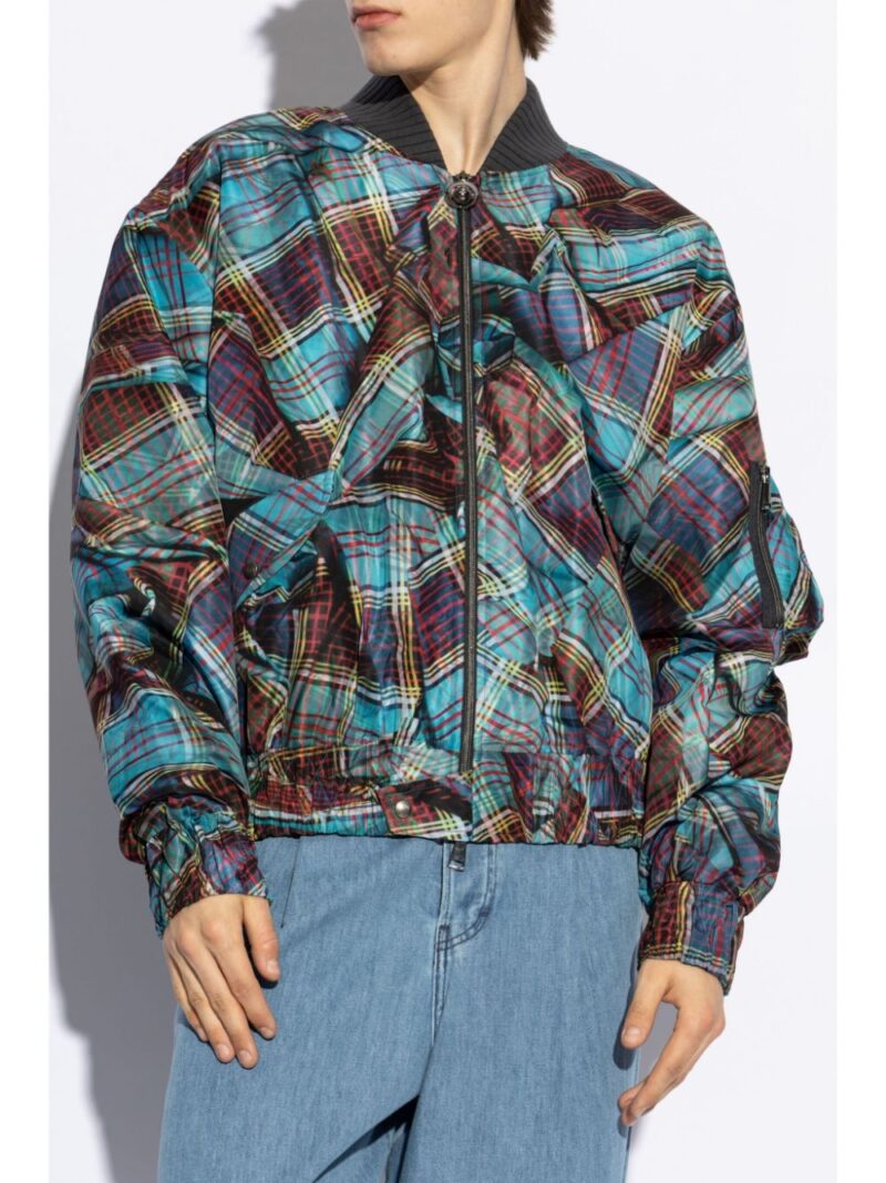 Vivienne Westwood checked bomber jacket