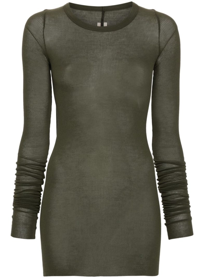 Rick Owens  ribbed long-sleeve T-shirt