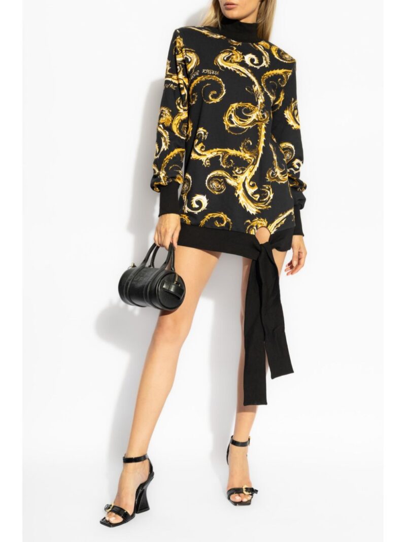 Versace Jeans Couture Watercolour Couture-print mini dress