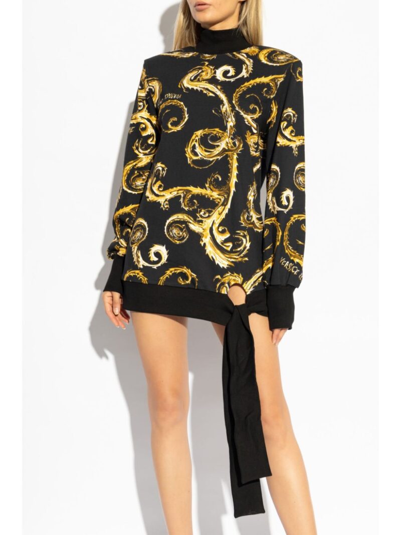 Versace Jeans Couture Watercolour Couture-print mini dress