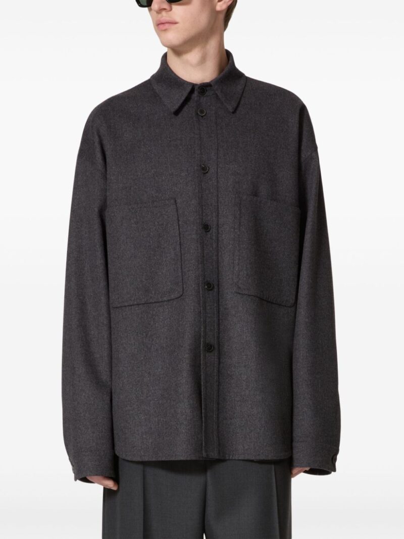 Valentino Garavani  wool felt shirt