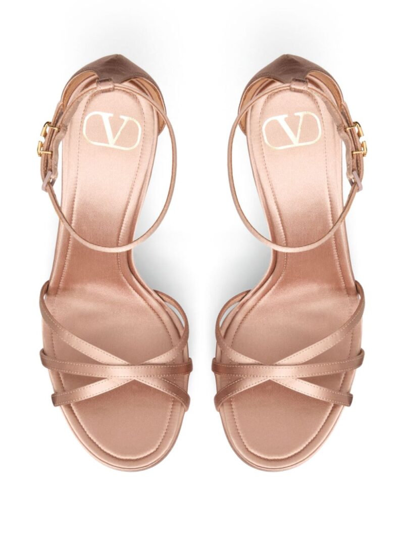 Valentino Garavani  105mm Logo-buckle sandals
