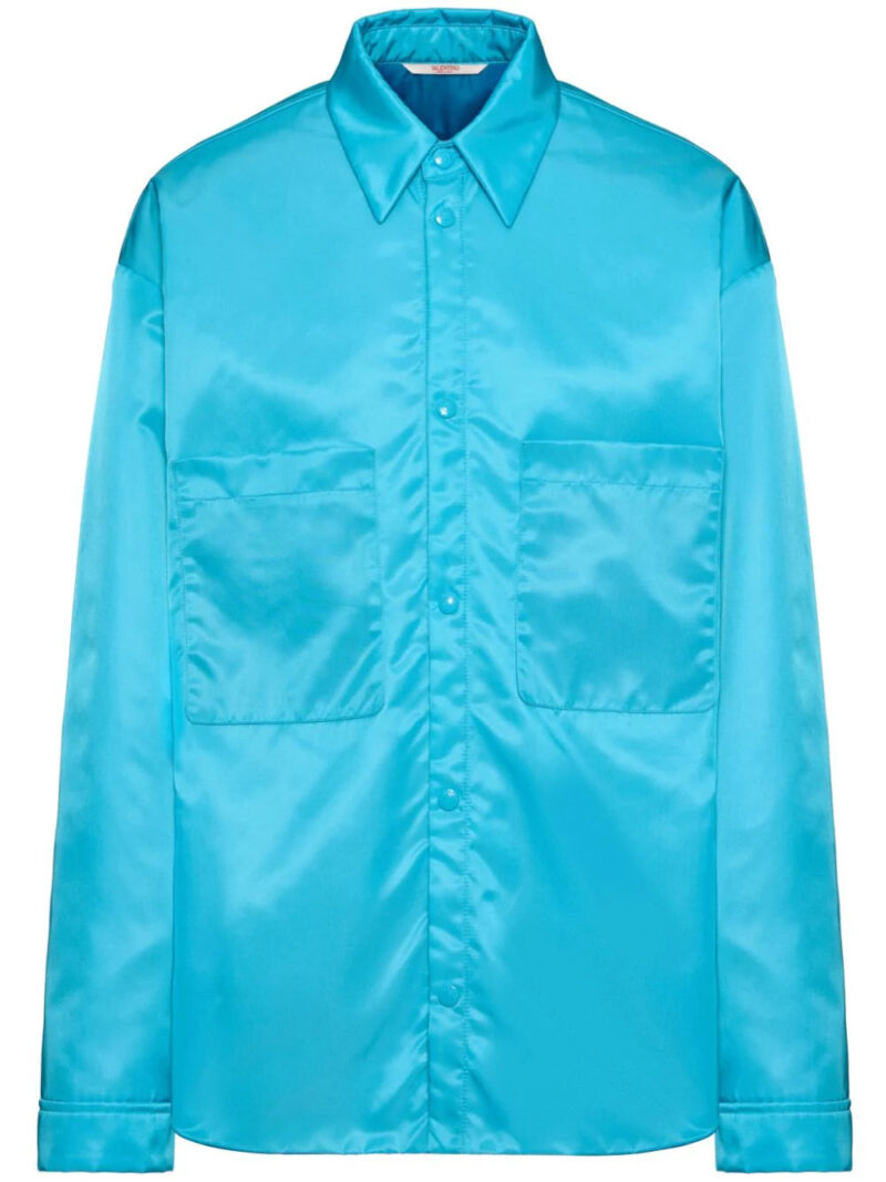 Valentino Garavani  logo-plaque shirt jacket