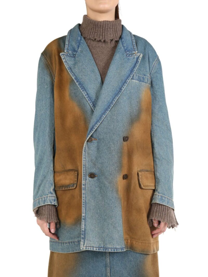 Uma Wang  distressed-effect blazer