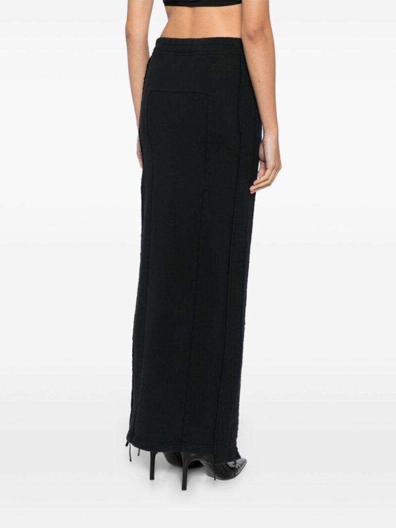 VETEMENTS  embroidered jersey maxi skirt