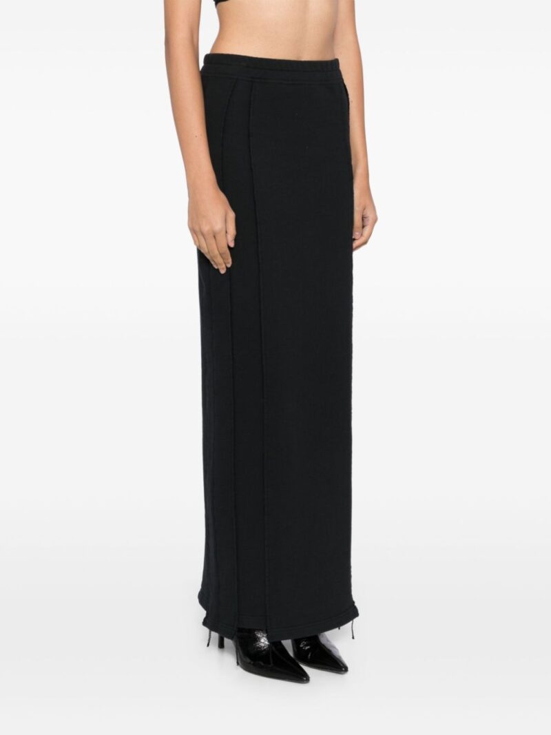 VETEMENTS  embroidered jersey maxi skirt