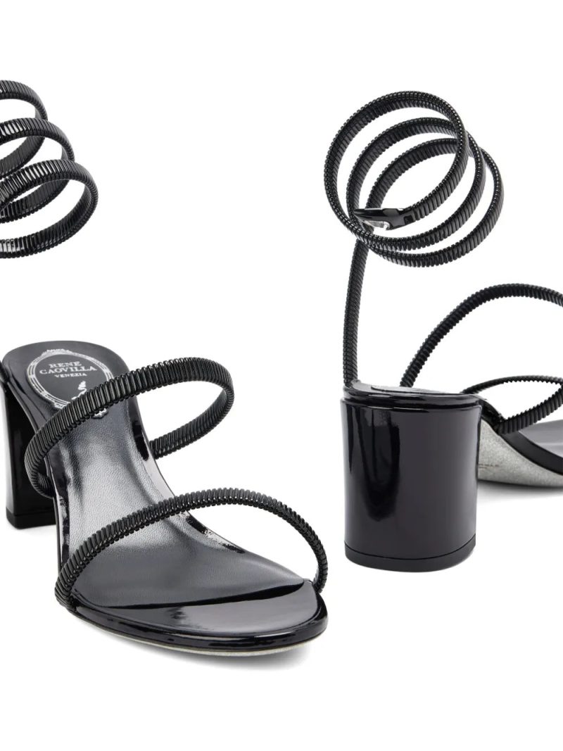 René Caovilla leather sandals