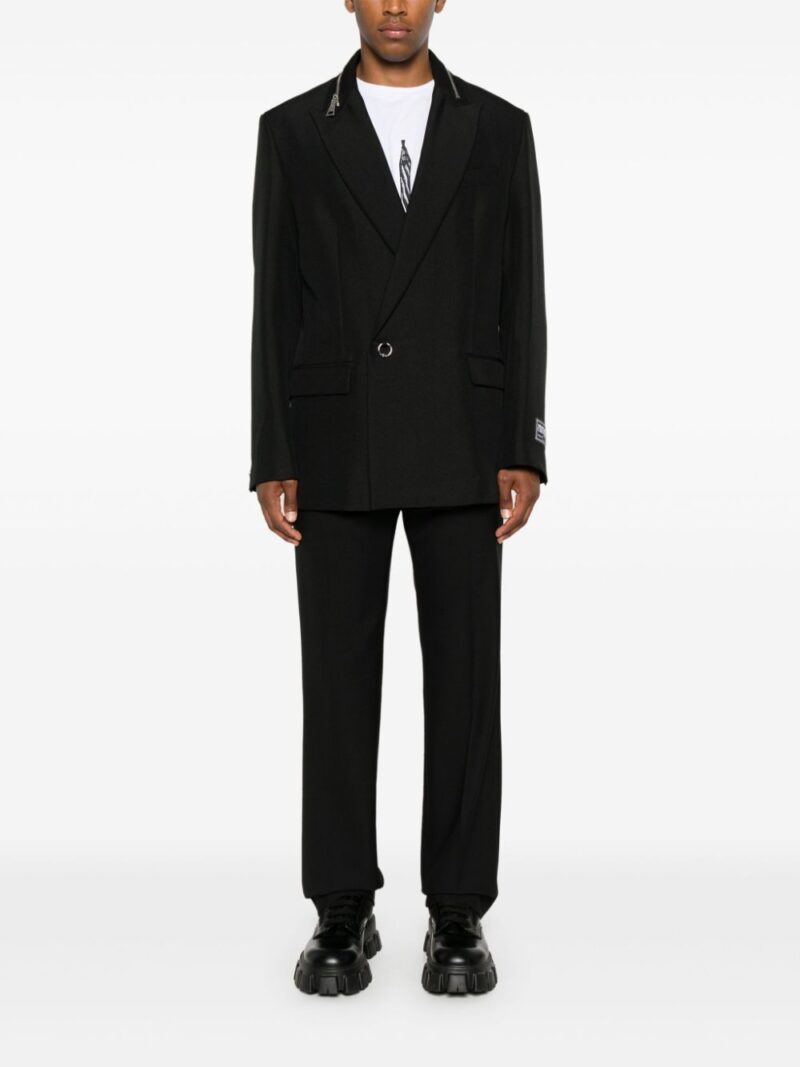 Versace Jeans Couture  logo-patch blazer