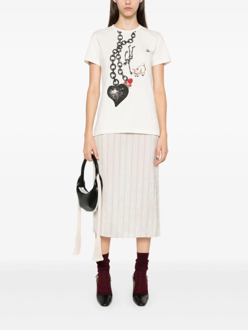 Vivienne Westwood  Heart Chain T-shirt