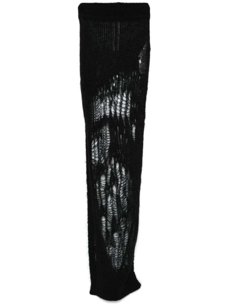 Rick Owens  Spider Ziggy maxi skirt
