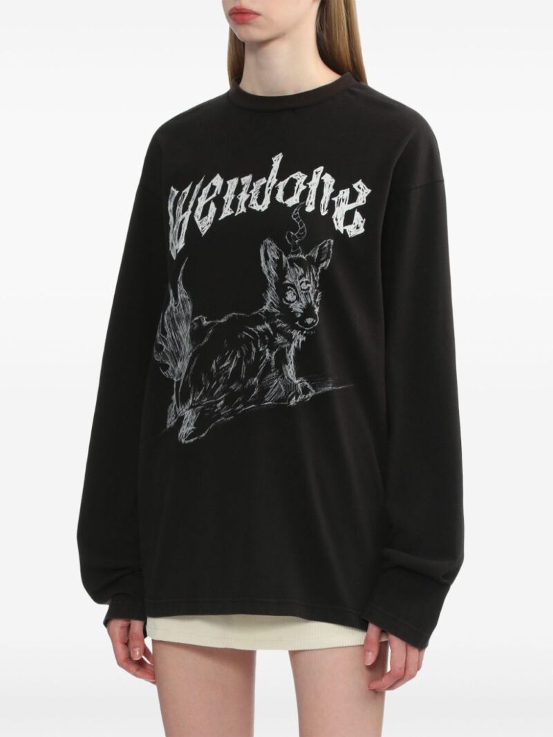 We11done  graphic-print sweatshirt
