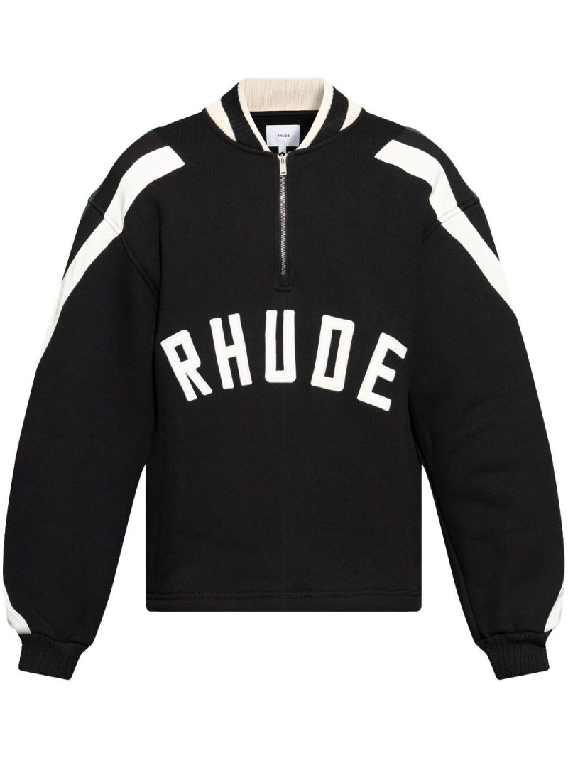 RHUDE  logo-patch sweatshirt