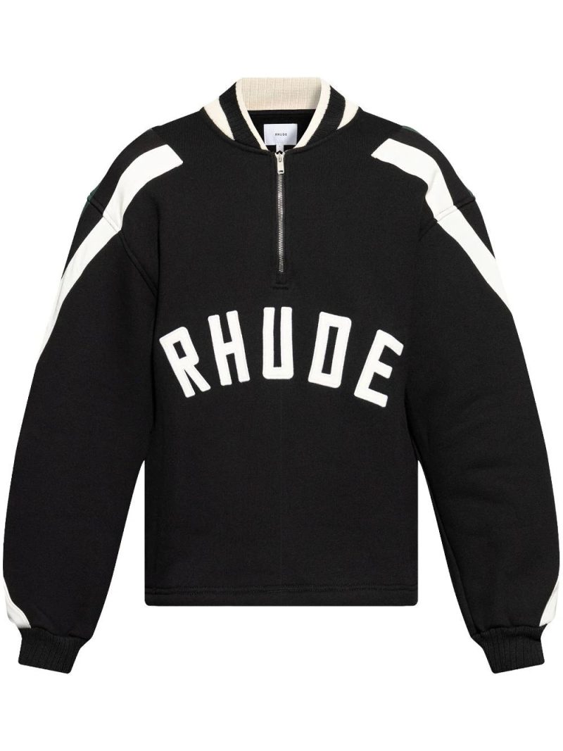 RHUDE  logo-patch sweatshirt