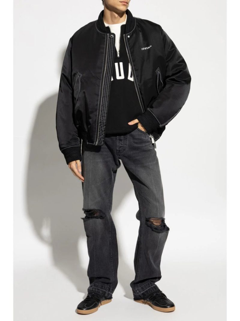 RHUDE logo-patch sweatshirt