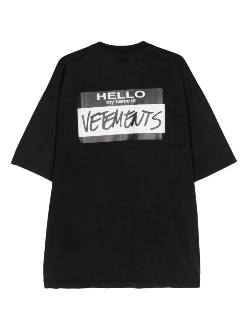 VETEMENTS logo-print T-shirt