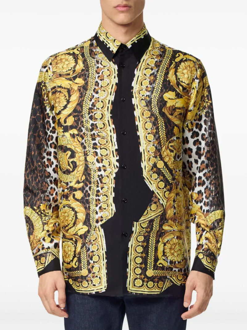 Versace  Wild Barocco silk shirt