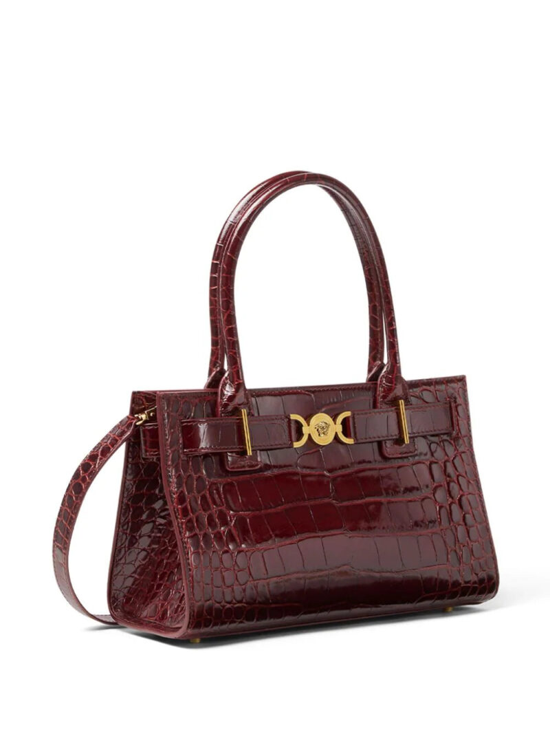 Versace  Medusa '95 crocodile-effect tote bag