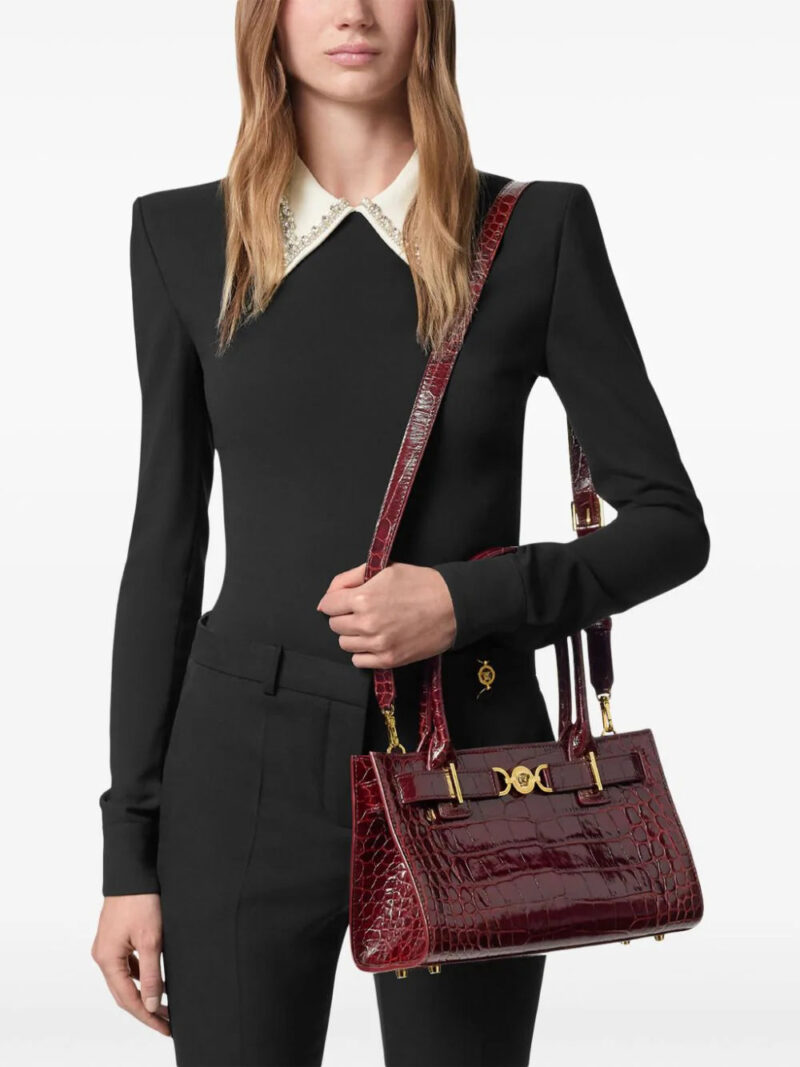 Versace  Medusa '95 crocodile-effect tote bag
