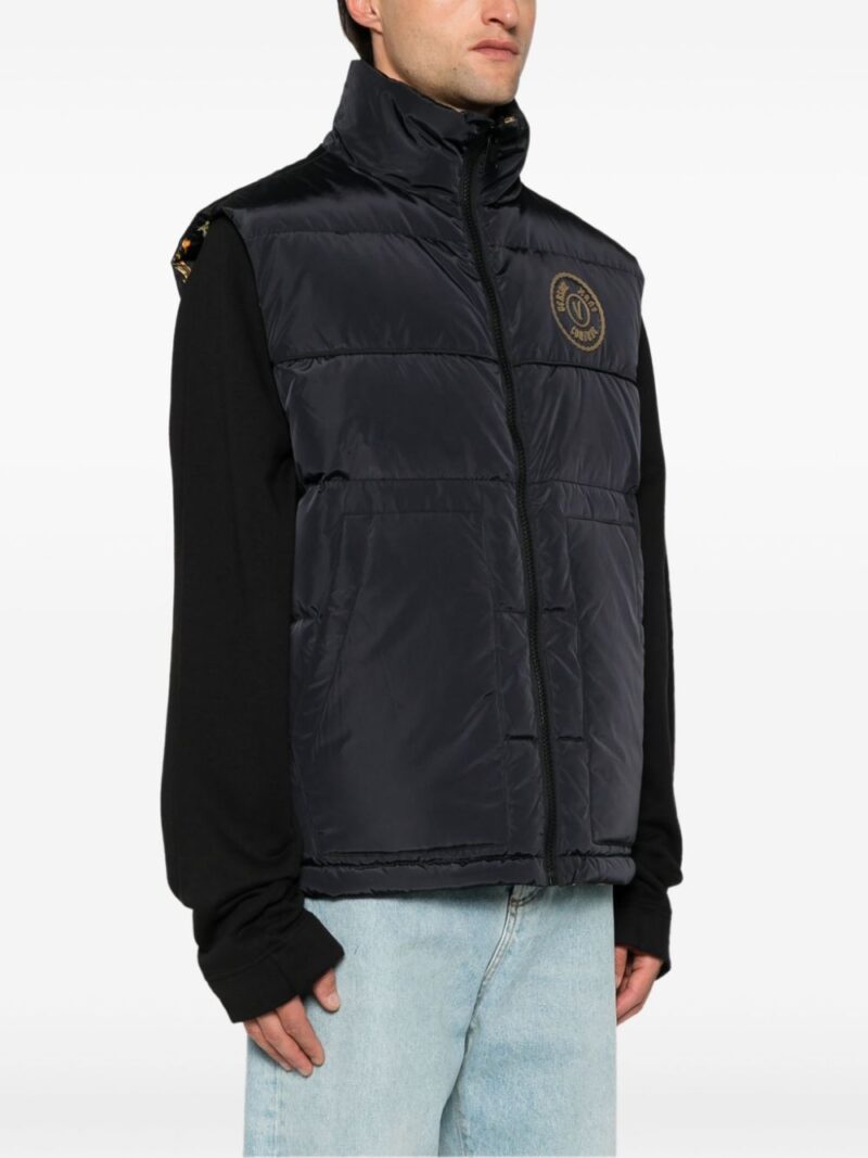 Versace Jeans Couture  logo-appliqué gilet