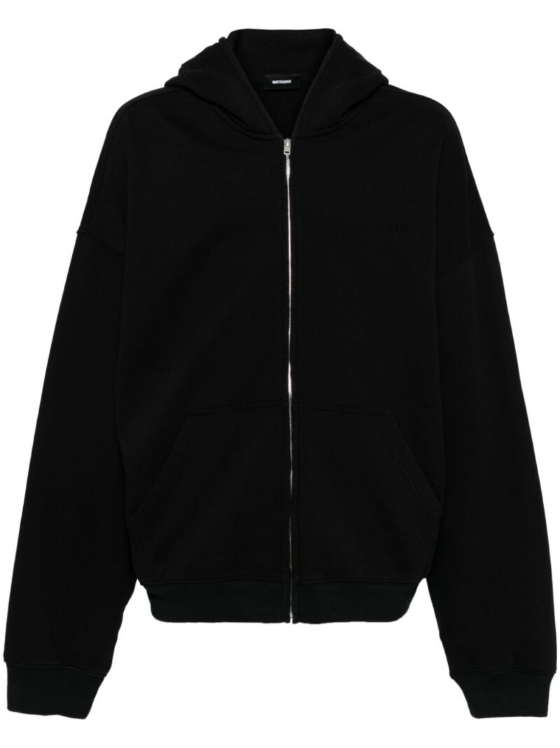 We11done  embroidered-logo hooded jacket