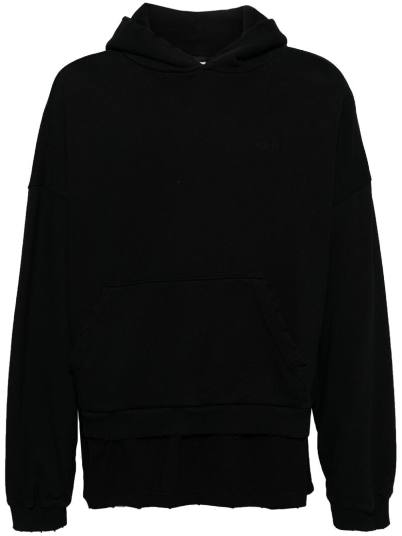 We11done  beaded logo hoodie