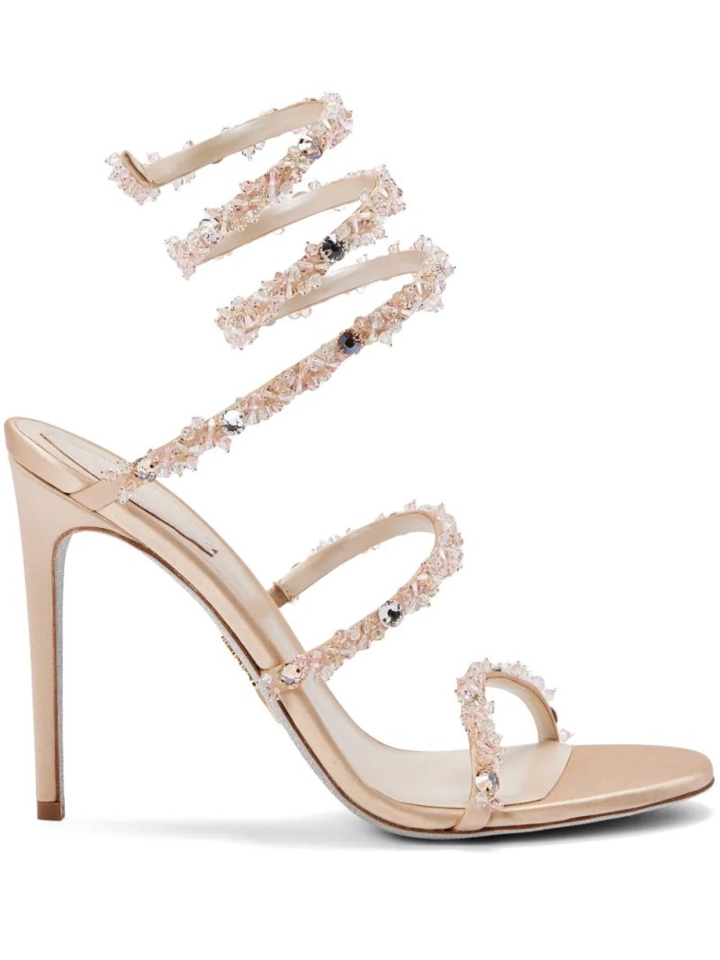 René Caovilla  90mm crystal-embellished sandals