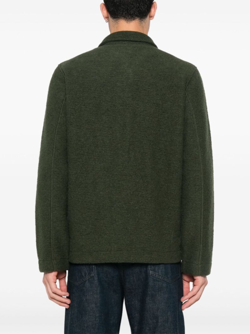 Universal Works wool fleece shirt jacket