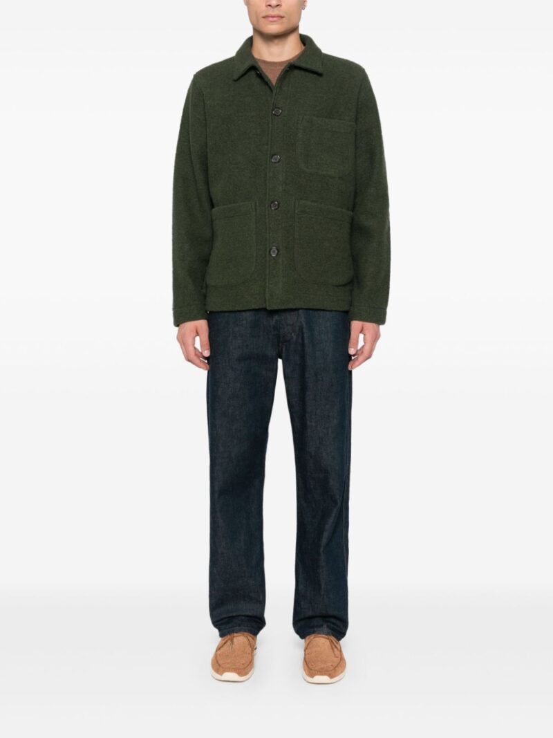 Universal Works wool fleece shirt jacket