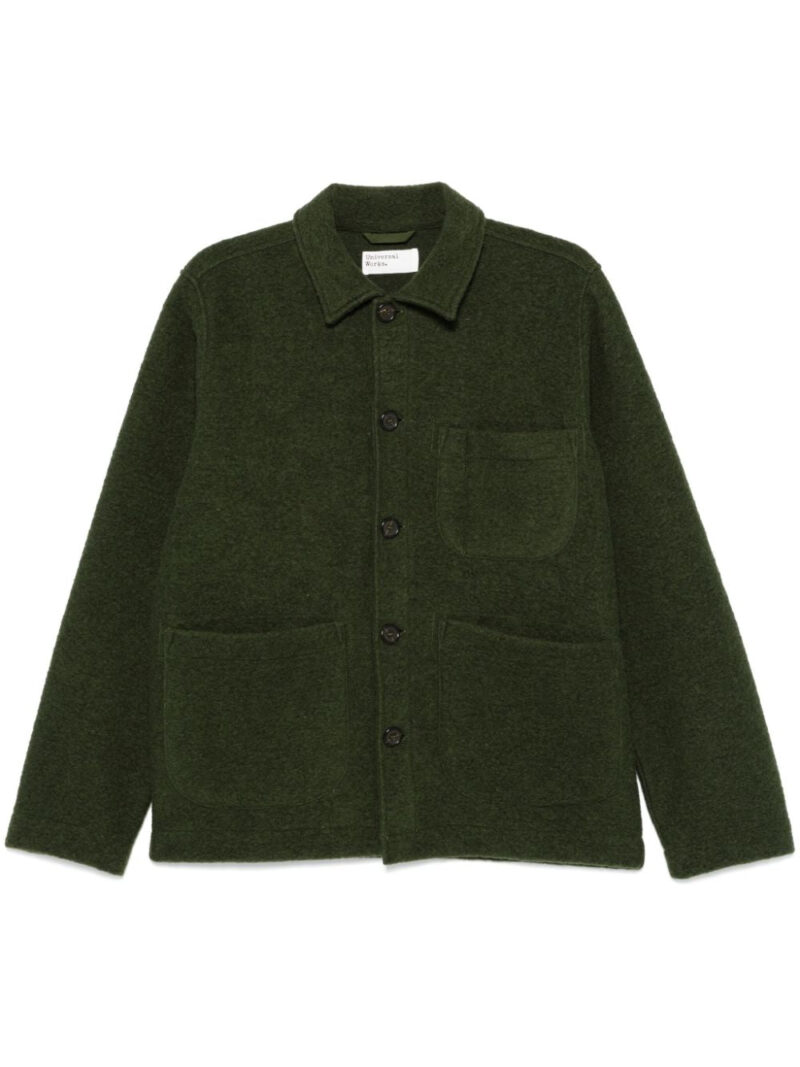 Universal Works wool fleece shirt jacket